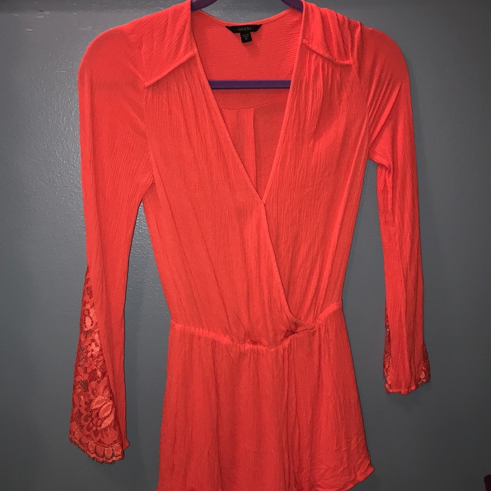 Orange Romper